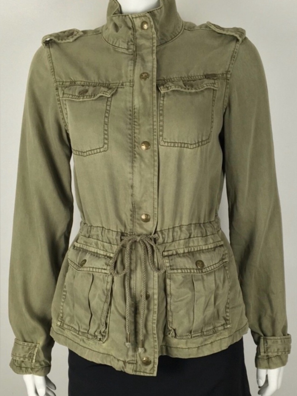 Max Jeans Women's Olive Utility Jacket